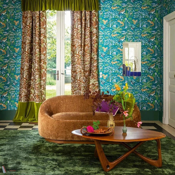 En Foret behang-Pierre Frey-Selected-Wallpapers-Interiors