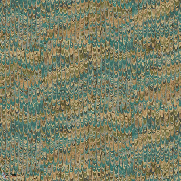End Paper behang-Mulberry-Teal-Rol-Selected-Wallpapers-Interiors