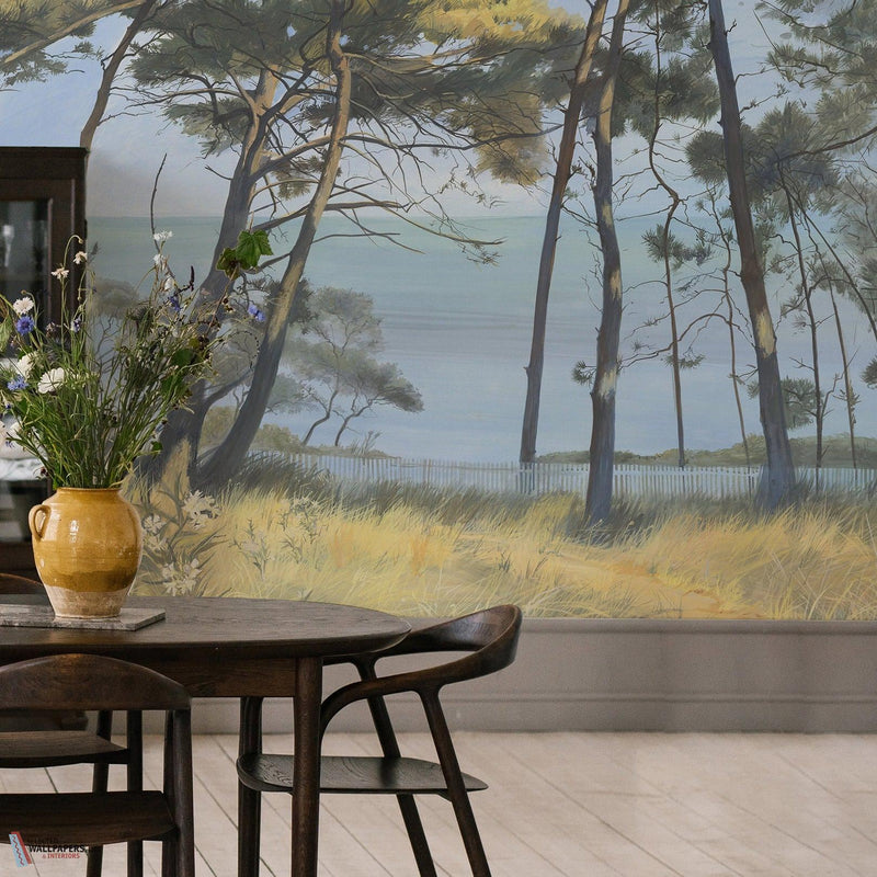 Entre les Pins wallpaper by Les Dominotiers