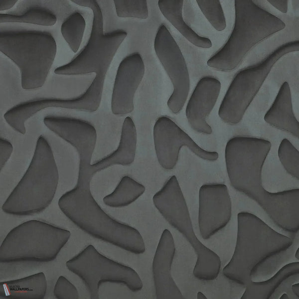 Erosion wallpaper-Casamance-Carbone-Meter (M1)-Selected Wallpapers-Interiors