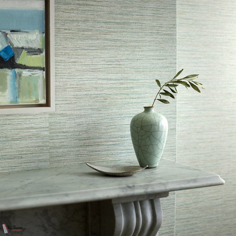 Esai Seagrass Embossed wallpaper-Romo-Selected-Wallpapers-Interiors