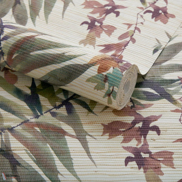 Essence Grasscloth Luxury wallpaper-1838 wallcoverings-Selected Wallpapers-Interiors
