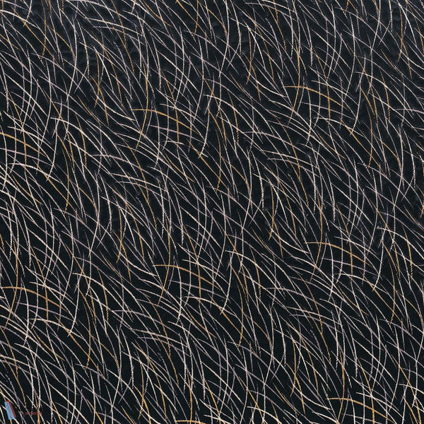 Euphorbe stof-Casamance-Noir-Meter (M1)-Selected Interiors