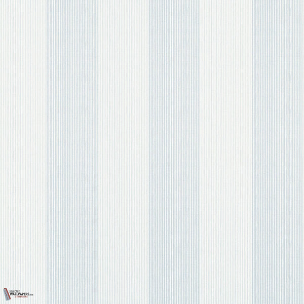 Evan Stripe behang-Thibaut-Powder Blue-Rol-Selected-Wallpapers-Interiors