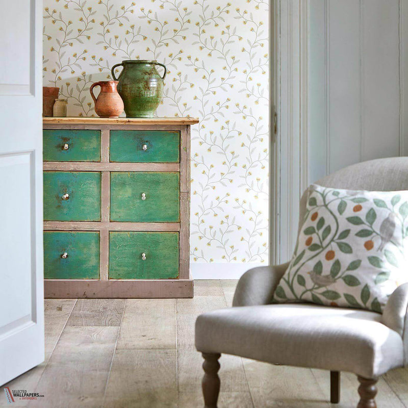Everly papier peint de Sanderson
