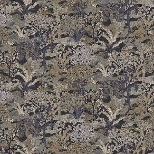 Fabulo wallpaper-Masureel-Bronze-Roll-Selected-Wallpapers-Interiors