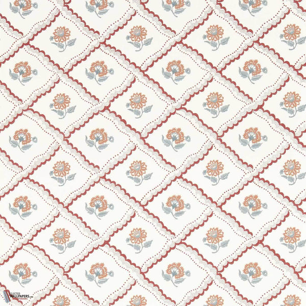 Fairdown Tapete-Sanderson-Berry/sandstone-Rolle-Selected Wallpapers-Interiors