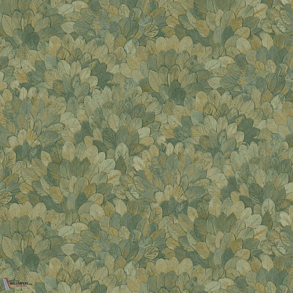 Feijoa wallpaper-Casamance-Cypres-Roll-Selected-Wallpapers-Interiors