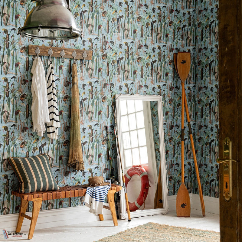 Fishing Flies behang-Mind the Gap-Selected-Wallpapers-Interiors