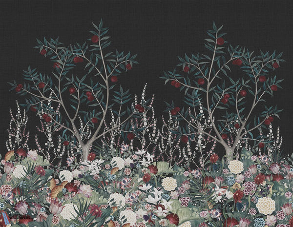 Fleurs Magiques-LondonArt-C-RAW-S120M-Selected-Wallpapers-Interiors