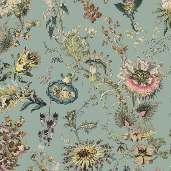 Flora Fantasia behang-House of Hackney-Sky Blue-200 cm-Selected-Wallpapers-Interiors