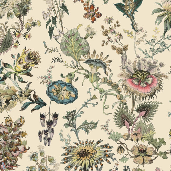 Flora Fantasia behang-House of Hackney-Ecru-200 cm-Selected-Wallpapers-Interiors