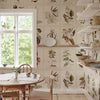 Flora behang-Sandberg-Selected Wallpapers-Interiors
