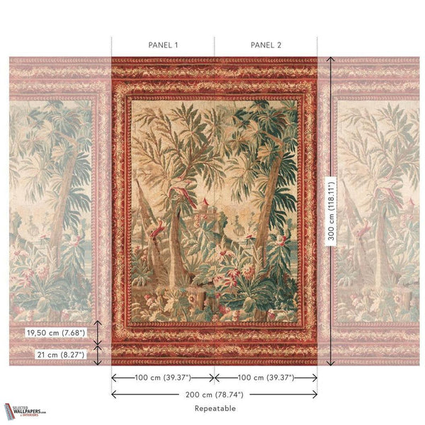Floraison wallpaper-Arte-Selected Wallpapers-Interiors