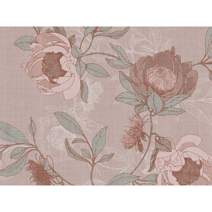 Floral Rhythm-Behang-Tapete-Inkiostro Bianco-Selected Wallpapers