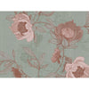 Floral Rhythm-Tapete-Inkiostro Bianco-Selected Wallpapers