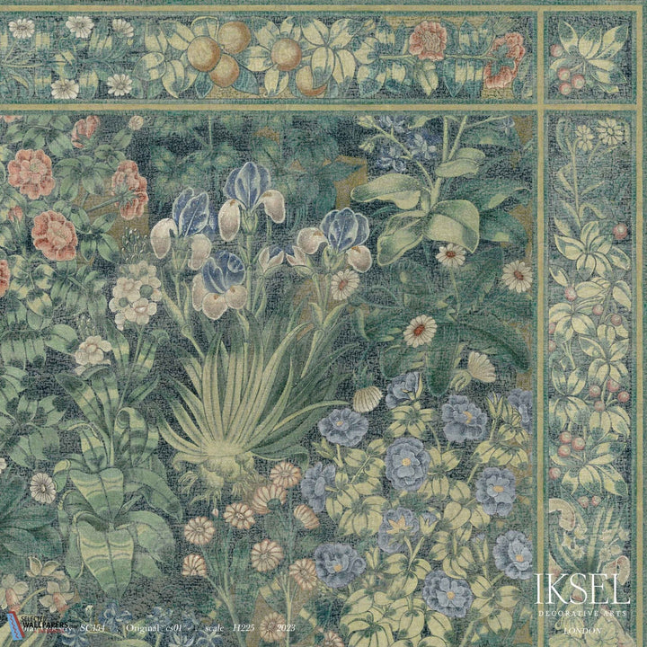 Floral Tapestry-Iksel-behang-Tapete-wallpaper-Selected Wallpapers