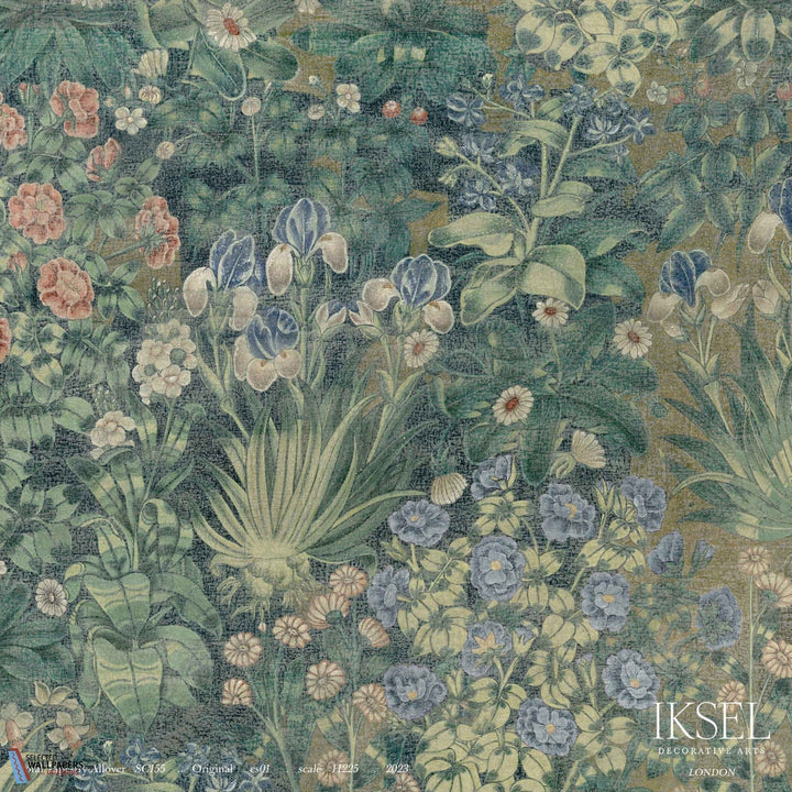 Floral Tapestry-Iksel-behang-Tapete-wallpaper-Original-Non Woven-Selected Wallpapers