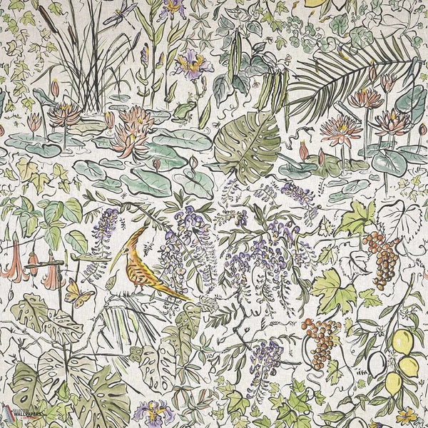 Flore behang-Pierre Frey-Tropical-Meter (M1)-Selected-Wallpapers-Interiors