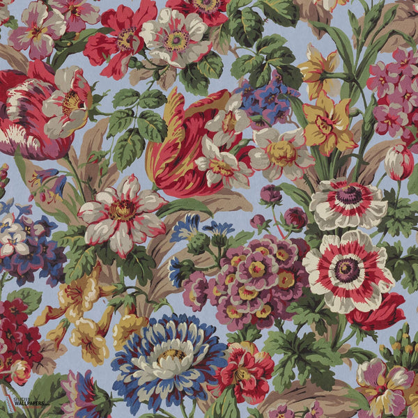 Florescence behang-House of Hackney-Azure-200 cm-Selected-Wallpapers-Interiors