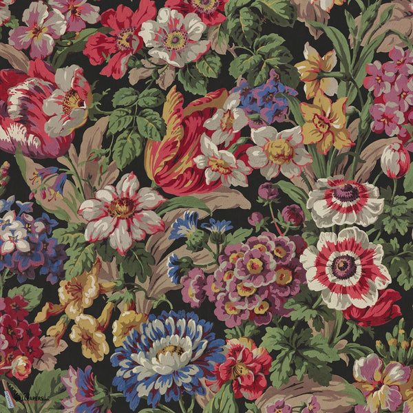 Florescence behang-House of Hackney-Noir-200 cm-Selected-Wallpapers-Interiors