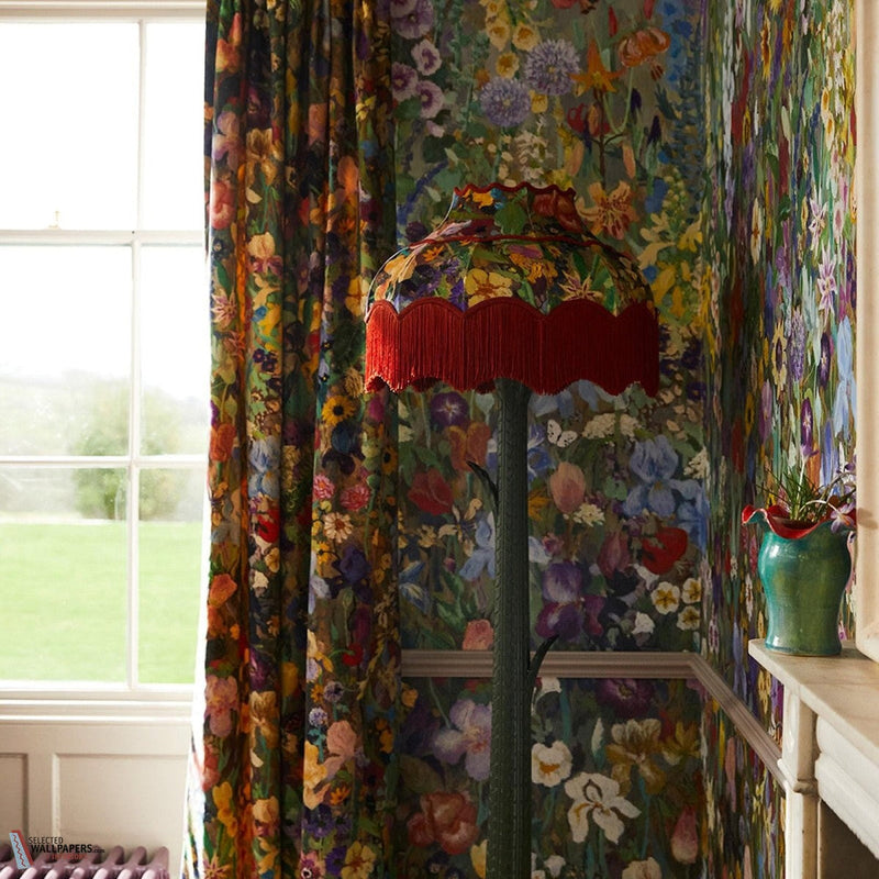 Floribunda Magna Velvet fabric-House of Hackney-Selected-Wallpapers-Interiors