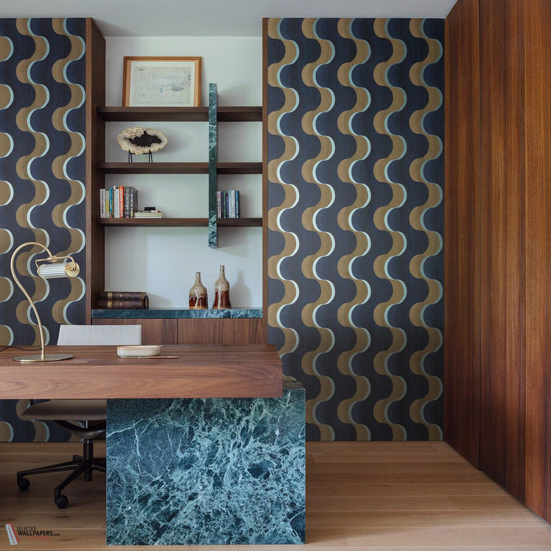 Flow wallpaper-Masureel-Selected-Wallpapers-Interiors