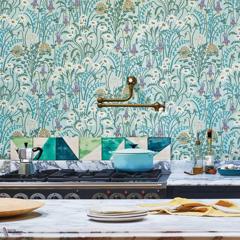 Flower Meadow wallpaper by 1838 wallcoverings