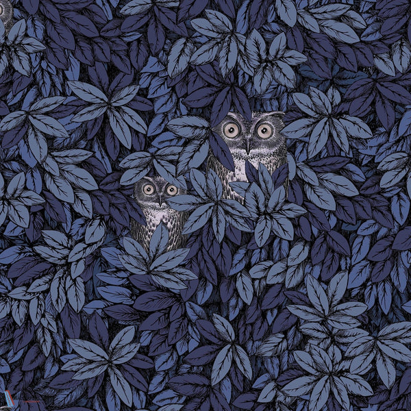 Foglie e Civette-behang-Cole & Son-Midnight-Rol-123/11053-Selected Wallpapers