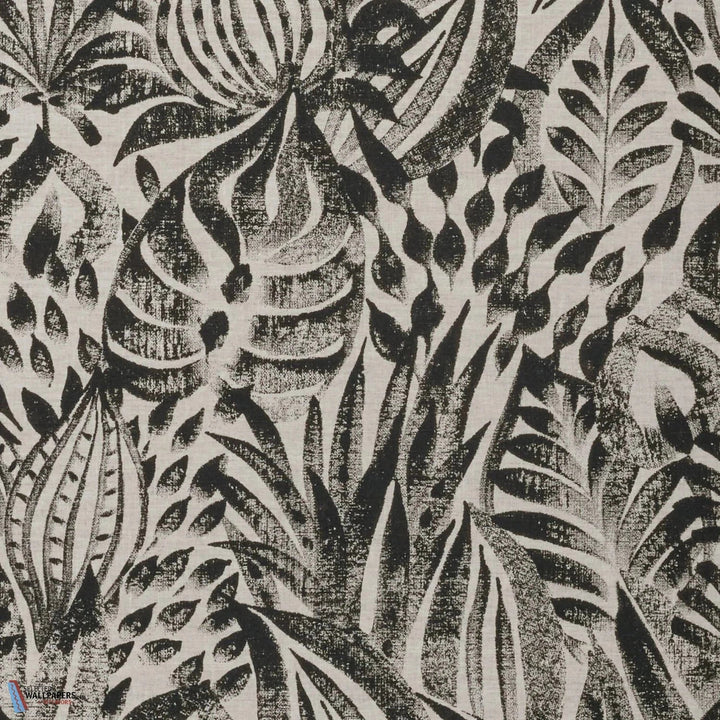 Foliage-Casamance-wallpaper-behang-Tapete-wallpaper-Noir-Meter (M1)-Selected Wallpapers
