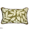 Forget Me Not kussen-Casamance-Olive-30 x 50 cm-Selected Wallpapers-Interiors