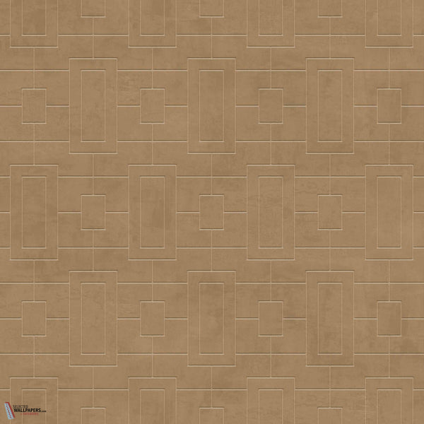 Fretwork behang-Coordonne-Sand-Non Woven-Selected-Wallpapers-Interiors