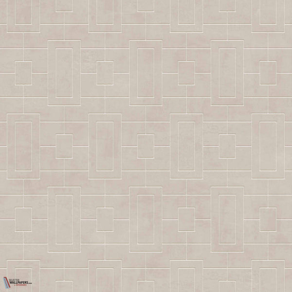 Fretwork behang-Coordonne-Limestone-Non Woven-Selected-Wallpapers-Interiors