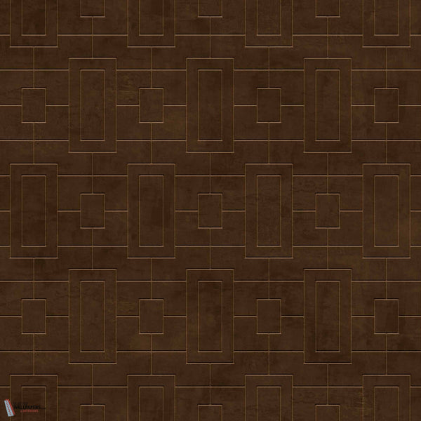 Fretwork behang-Coordonne-Chocolate-Non Woven-Selected-Wallpapers-Interiors