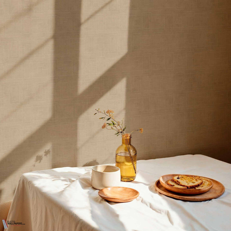Fretwork behang-Coordonne-Selected-Wallpapers-Interiors