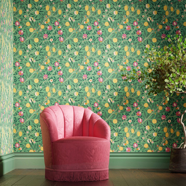 Fruit-behang-tapete-wallpaper-Morris & Co-Selected-Wallpapers-Interiors