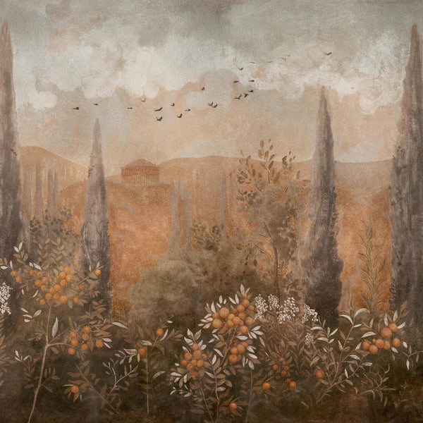 Frutetto behang-Coordonne-Copper-Metallics-M2-Selected Wallpapers-Interiors