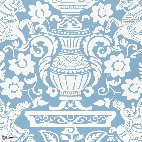 Galway wallpaper-Thibaut-Blue-Roll-Selected Wallpapers-Interiors