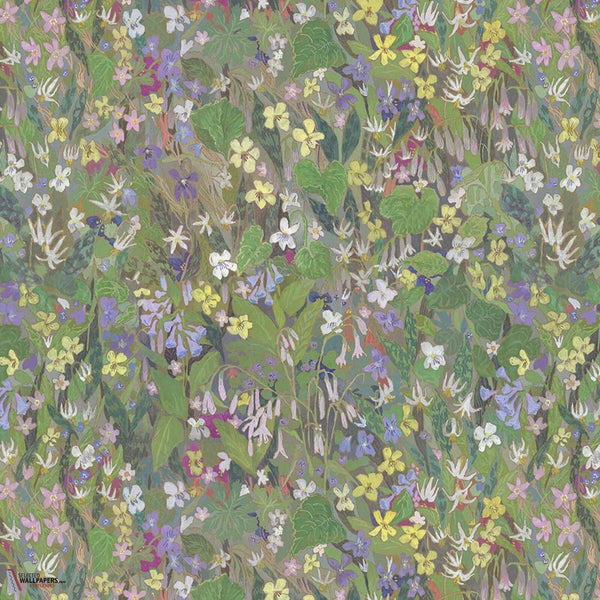 Gardenia behang-House of Hackney-Verde-200 cm-Rol-Selected Wallpapers-Interiors