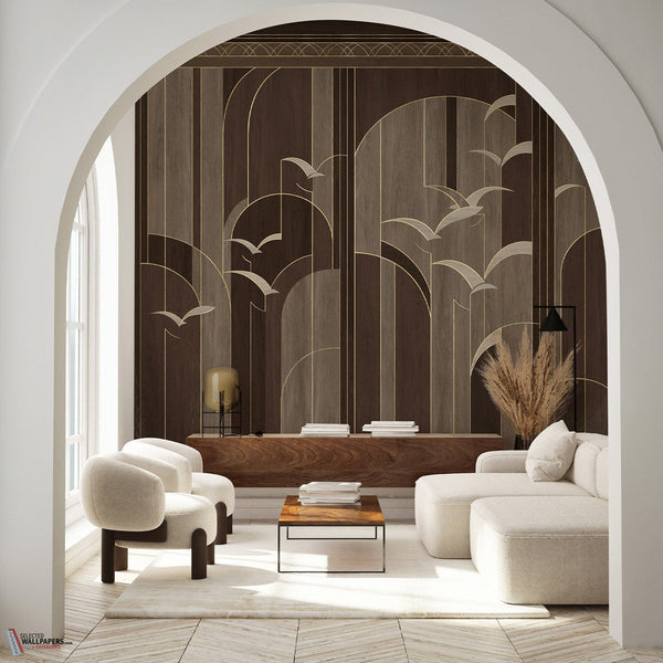 Garigliano behang-Les Dominotiers-Selected-Wallpapers-Interiors