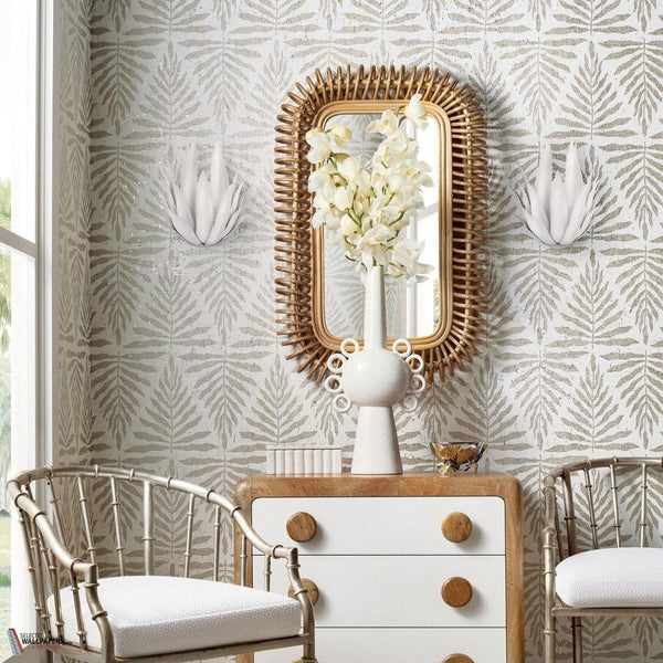 Gasparilla wallpaper-Thibaut-Selected Wallpapers-Interiors