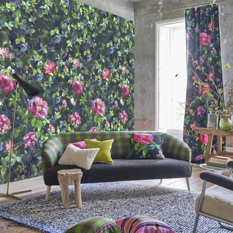 Gertrude Rose papier peint de Designers Guild
