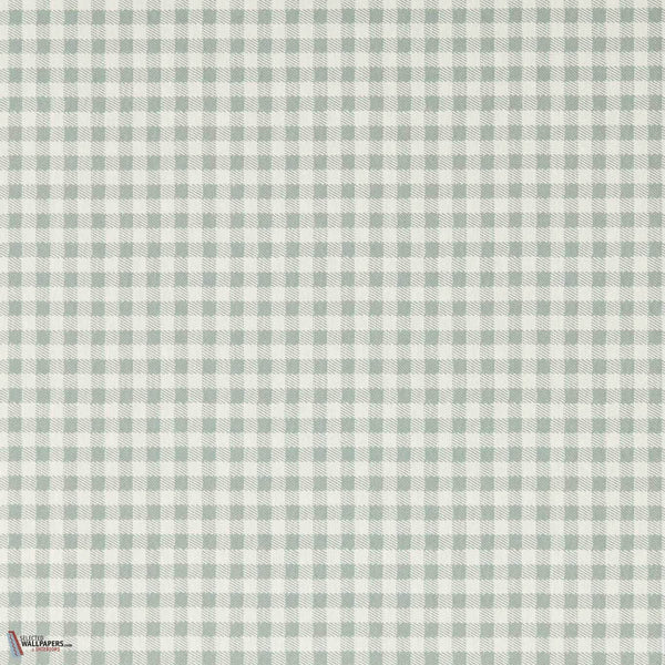 Gingham wallpaper-Sanderson-Duck blue-Roll-Selected Wallpapers-Interiors