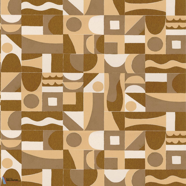 Gourna-behang-Tapete-Casamance-Ocre/Doré-Rol-76182854-Selected Wallpapers