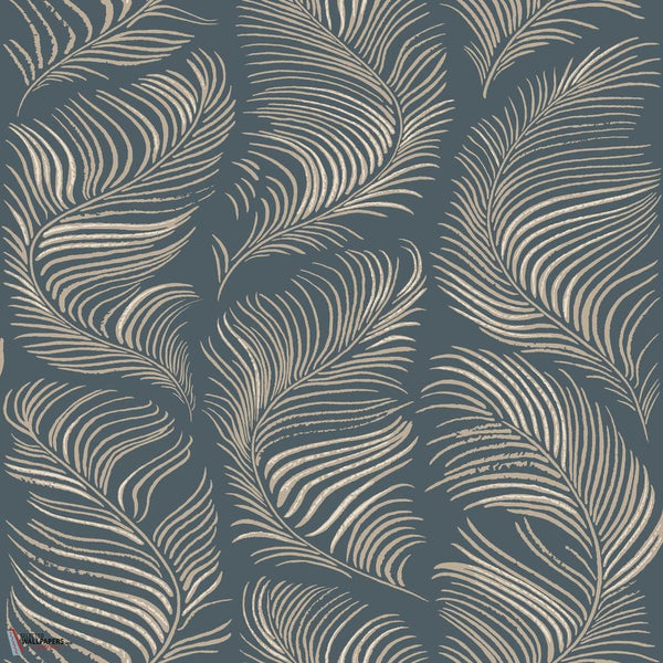 Grace wallpaper-Sandberg-Midnight Blue-Roll-Selected Wallpapers-Interiors