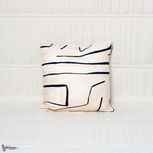 Graffito kussen-Kelly Wearstler-Linen/Onyx-50 x 50 cm-Selected-Wallpapers-Interiors