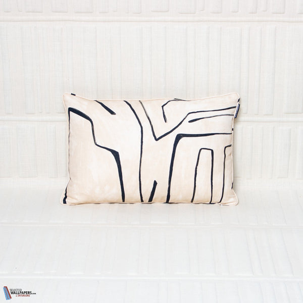 Graffito kussen-Kelly Wearstler-Linen/Onyx-60 x 40 cm-Selected-Wallpapers-Interiors