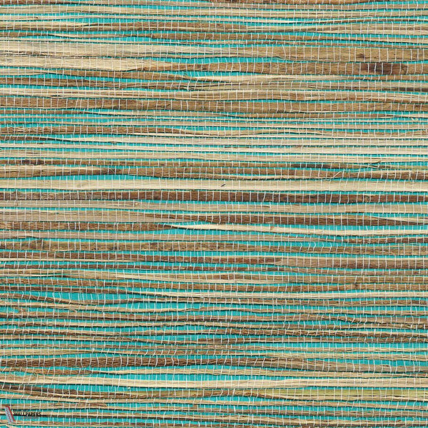 Grass Roots-Phillip Jeffries-wallpaper-Tess' Turquoise-Roll-Selected Wallpapers