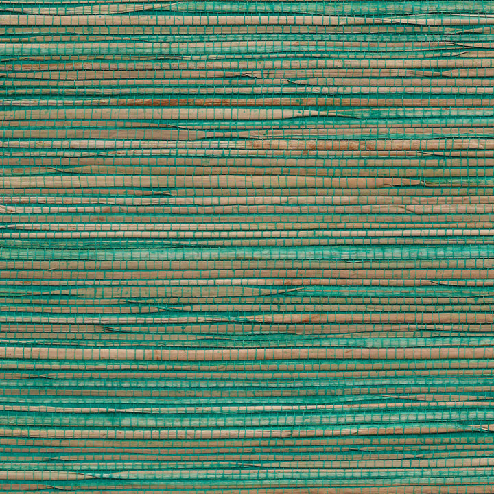 Grass Roots-Phillip Jeffries-wallpaper-behang-Tapete-wallpaper-Fairfield Teal-Rol-Selected Wallpapers
