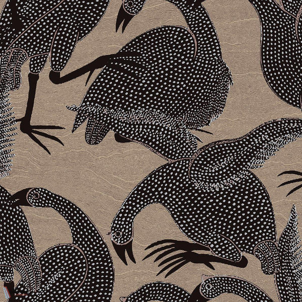 Guinea wallpaper-Masureel-Clay-Roll-Selected-Wallpapers-Interiors